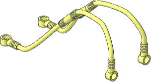 Bar Flexible H-shaped with Holders (Formed as Vehicle Rollcage) Bar Flexible H-shaped with Holders (Formed as Vehicle Rollcage)