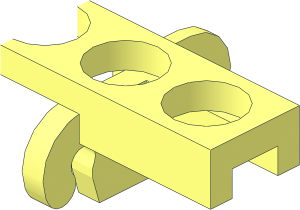 ~Technic Chain Tread 2.5 Wide - Half