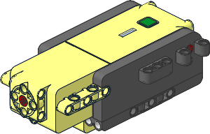 Electric Powered Up Hub with  3 Integrated Motors and  6 Lights with Battery