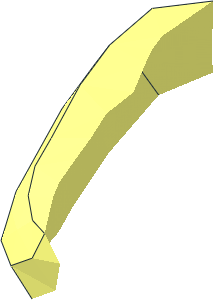 ~Minifig Hair Long and Wavy with Left Part with Clip on Right Side - Clip