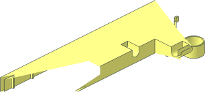~Duplo Plate  8 x  8 With Trap Door Opening Quarter