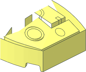 ~Slope Brick Curved  3 x  4 x  1.333 Rounded Half without Top Surface