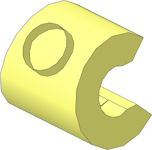 ~Figure Hand with Lower Arm with Bar Handle - Hand