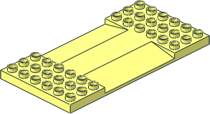 Duplo Plate  6 x 12 with Center Ramp
