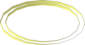 Stud Duplo Tube Open 0.500 Sloped