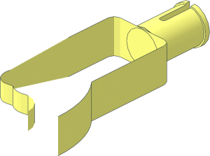 ~Car Wheel Holder Axle 3.3L for Tilt Steering - Half