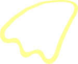 ~Minifig Cape Cloth, Round Lobes (Formed) - Border for Pattern