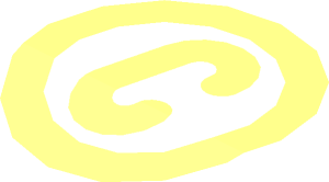 ~Minifig Cape Cloth, Round Lobes (Formed) - Copyright Mark