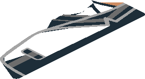 ~Sticker  2.8 x  1.8 with Nevermore Academy Uniform Vest Half