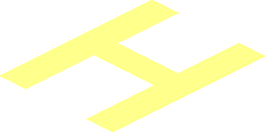 ~Tile  4 x  8 Inverted with Gold 'Concorde' Details and Border, Black 'Model nr. 10318' and Background Pattern - Uppercase H