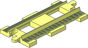 Duplo Train Track Straight  4 x  8