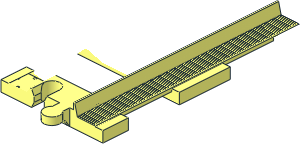 ~Duplo Train Track Straight  4 x  8 - Half