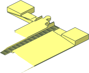 ~Duplo Train Track Level Crossing - Half ~Duplo Train Track Level Crossing - Half