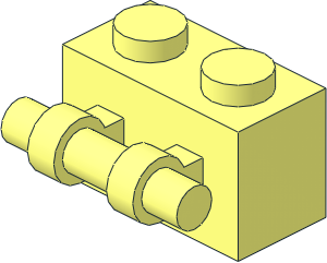 Brick  1 x  2 with Handle