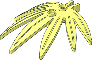 Plant Leaves  6 x  5 Swordleaf with U-Clip