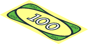 ~Pattern "100" Banknote