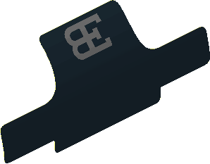 Sticker Bugatti Chiron #7 for Technic Panel Smooth 7 x 2 x 3 with Silver EB Logo (Formed) Sticker Bugatti Chiron #7 for Technic Panel Smooth 7 x 2 x 3 with Silver EB Logo (Formed)