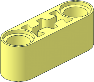 Technic Beam  3 with Center Axle Hole