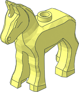 ~Animal Horse Foal without Mane and Tail