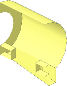 ~Vehicle Chassis  2 x  6 with Axle Protrusion Half