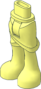 Figure Friends Hips and Legs with Wrap-around Skirt