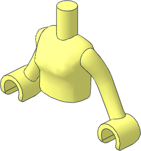 Figure Friends Woman Torso with Arms