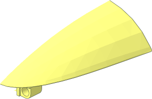 ~Technic Windscreen  9 x  7 x  2 Motorcycle with Beam  3L Half