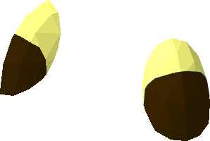 ~Minifig Lower Body with  4 x  4 Round Robe with Queen Amidala Pattern - Bottom Pompoms Quarter