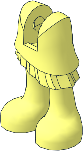 Figure Friends Legs with Asymmetrical Layered Skirt