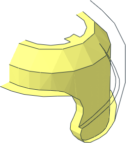 ~Minifig Helmet Standard with Open Chin - Base Half