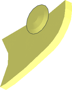 ~Minifig Helmet Standard with Open Chin - Base Half