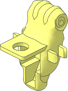 Minifig Backpack with Sleeping Bag