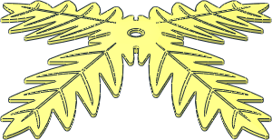 Plant Tree Palm Leaf Quadruple