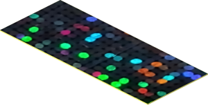 Sticker 0.9 x 2.2 with Glitter Space Panel