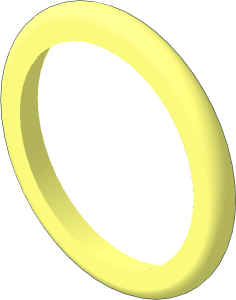 ~Wheel  2 x 21 with Technic Pin Hole Integral Tyre