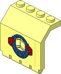 Hinge Panel  2 x  4 x  3.333 with Air Cargo Sticker