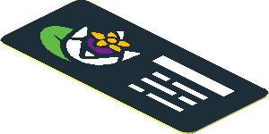 Sticker 0.8 x 1.8 with Nelumbo Nucifera Sign Sticker 0.8 x 1.8 with Nelumbo Nucifera Sign