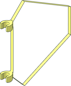 ~Flag  5 x  6 with Thick C-Clip