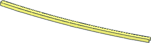 ~Train Track 9V Switch Left - Curved Metal Rail, Closure Rail ~Train Track 9V Switch Left - Curved Metal Rail, Closure Rail