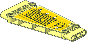 Technic Panel 5 x 11 Trapezium with Air Outlet Grilles, Hatches and Electricity Danger Signs Sloped Left Sticker Technic Panel 5 x 11 Trapezium with Air Outlet Grilles, Hatches and Electricity Danger Signs Sloped Left Sticker