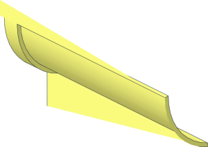 ~Duplo Feeding Trough  2 x  4 x  1 with Rounded Sides - Quarter