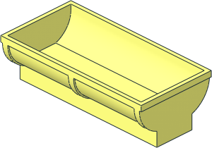 Duplo Feeding Trough 2 x 4 x 1 with Rounded Sides Duplo Feeding Trough 2 x 4 x 1 with Rounded Sides