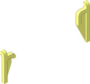 ~Duplo Bed  3 x  5 x  1.667 - Half, Mirrored