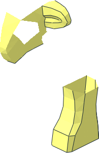 ~Animal Sheep Head Half and Front Leg