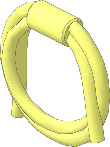 Minifig Utensil Rope Coiled