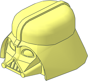 Minifig Helmet Darth Vader