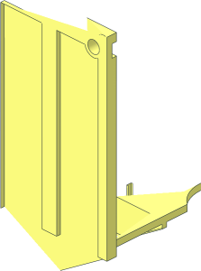 ~Duplo Container  4 x  4 x  3 with Open Sides - Quarter