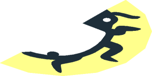 ~Tile  1 x  1 Round Red Ladybug Half Pattern