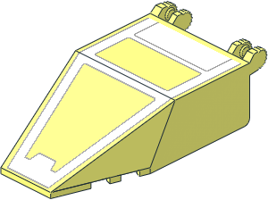 Windscreen  4 x  7 x  1.667 with SW Snowspeeder Pattern