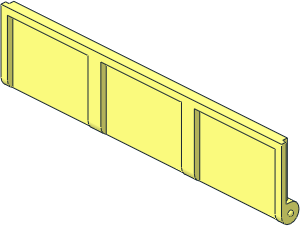 Duplo Flatbed Wagon  2 x  8 x  1  Side Hatch